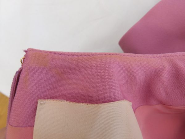 Roksanda Lavete Bow Embellished Crepe Midi Dress Flamingo Pink, Size 6, Film Worn. - Image 4