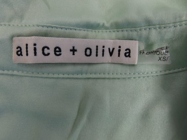 alice + olivia Silk Blouse, Size XS, Film Worn. - Image 5