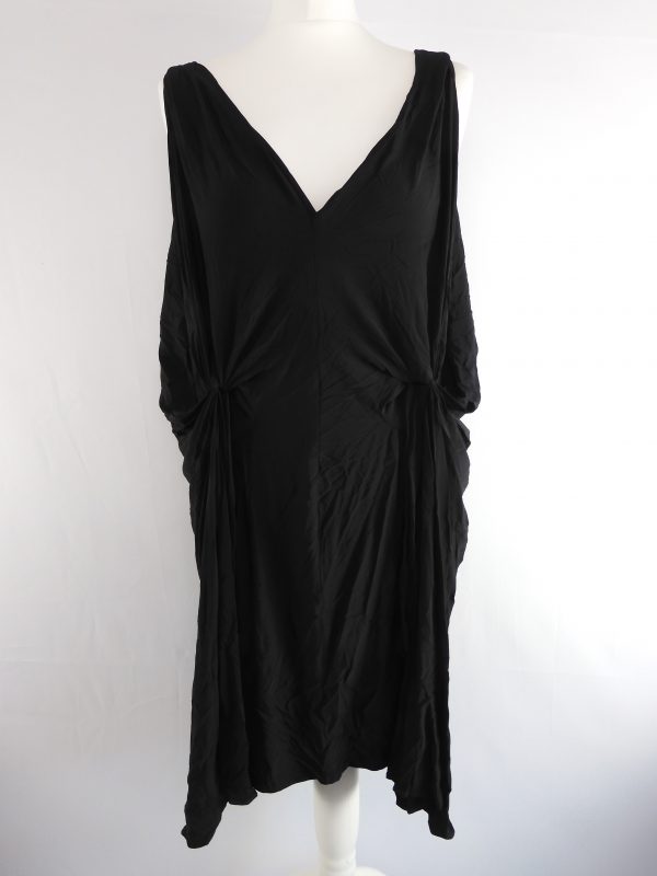 Diane von Furstenberg Black Dress, Size 8
