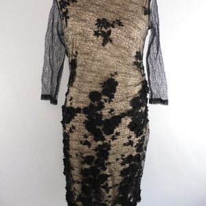 Reiss Nola Black Lace Dress, Size 12/L