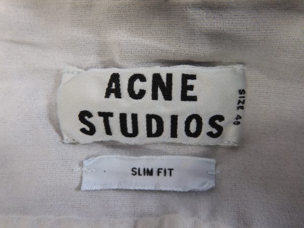 Acne Studios Slim Fit Shirt, Size 40 / M - Image 4