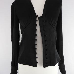 All Saints Amelie Satin Top, Size 8.