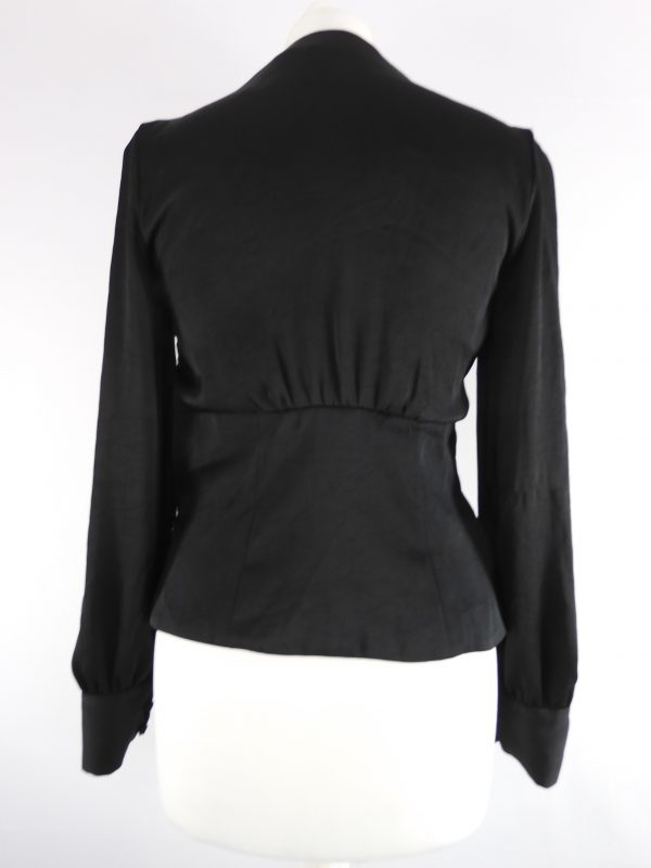 All Saints Amelie Satin Top, Size 8. - Image 4