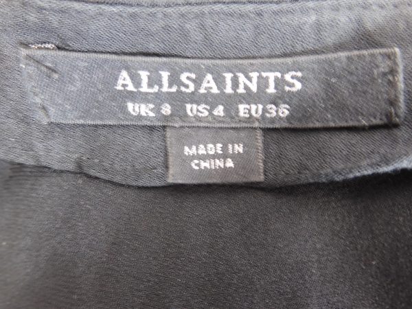 All Saints Amelie Satin Top, Size 8. - Image 6