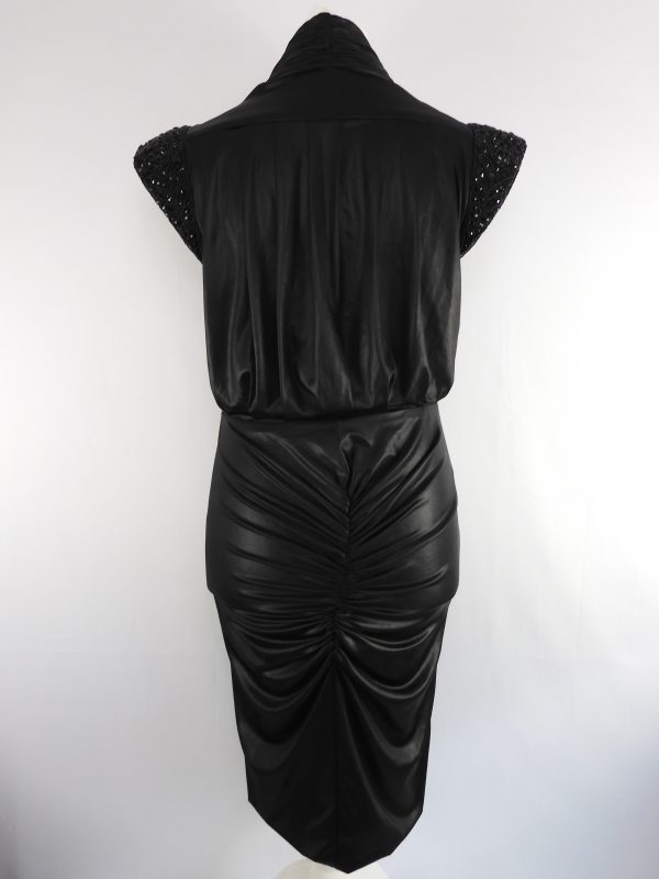 Dynasty London Black Dress, Size 14. - Image 4