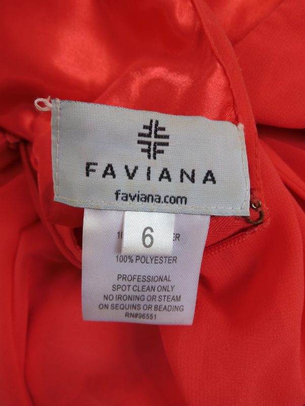 Faviana Long Dress, Size 6 - Image 7