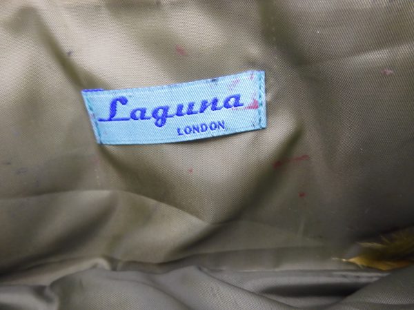 Vintage Laguna London Feathered Hand Bag - Image 4