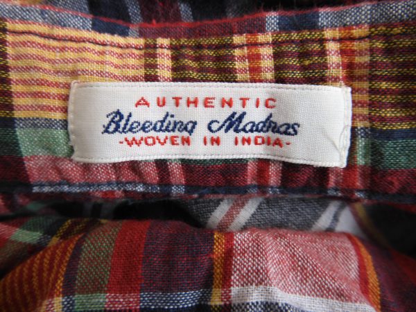 Authentic Bleeding Madras by Ralph Lauren, Size 46 / XL - Image 5