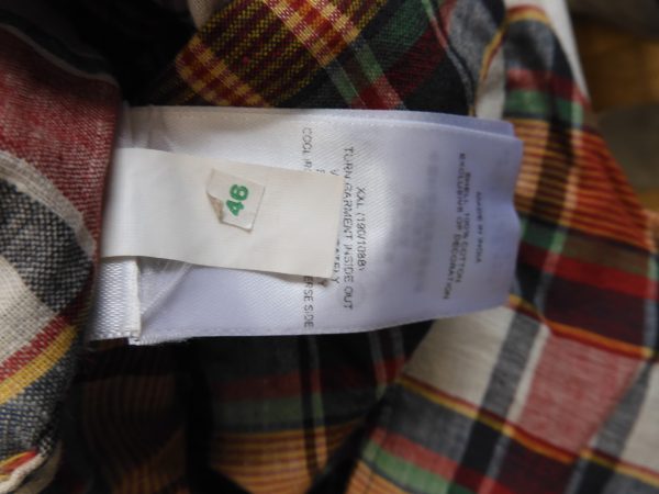 Authentic Bleeding Madras by Ralph Lauren, Size 46 / XL - Image 7