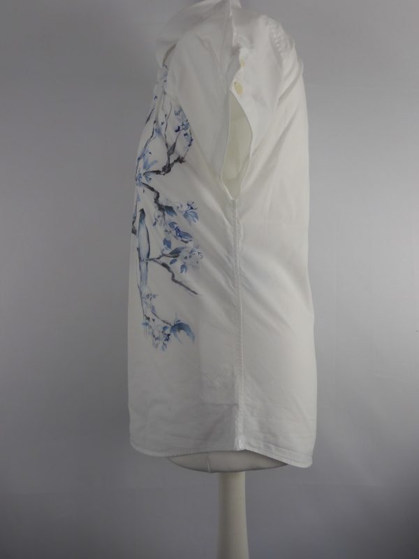 Alexander McQueen Bird Print, Short sleeved Shirt, Size 48 (M). - Image 5