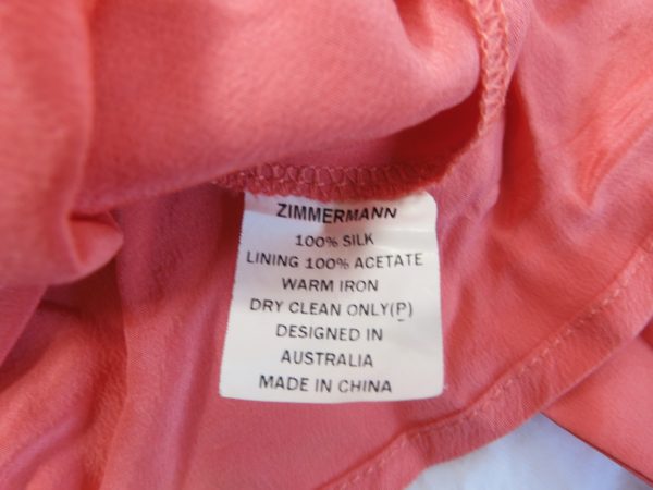 Zimmermann Silk Strapless Dress, Size 2 (12). - Image 5