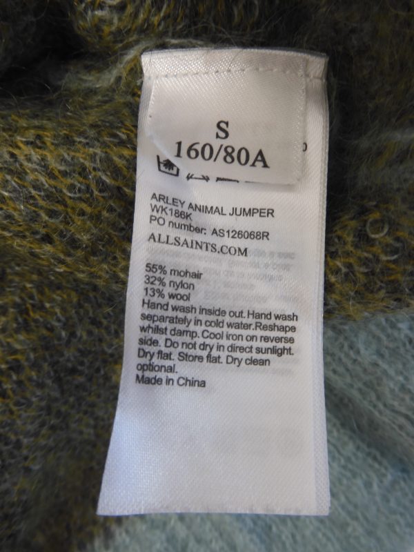 All Saints Arley Animal jumper, Size S. - Image 5