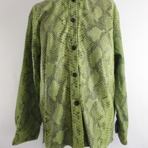 ARMA Snake Skin jacket, Size 10.