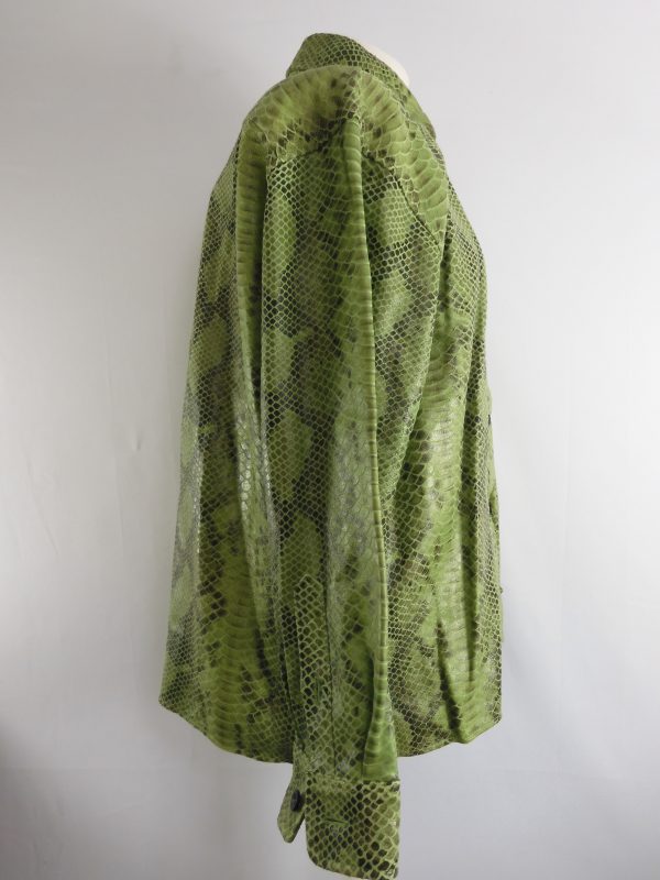 ARMA Snake Skin jacket, Size 10. - Image 3