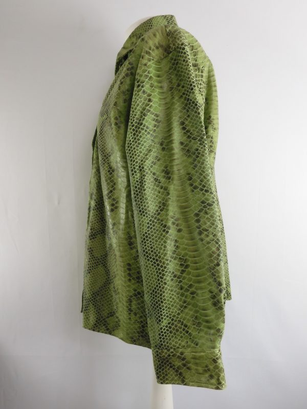 ARMA Snake Skin jacket, Size 10. - Image 5