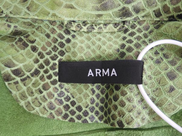 ARMA Snake Skin jacket, Size 10. - Image 6