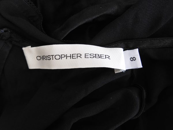 Christopher Esber Body Suit Maxi dress, Size 8 - Image 6