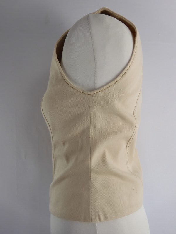 Aya Muse Off White Pants Gali Vest, Size 8 - Image 6