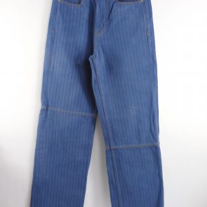 Ganni Stripe Overdryed Izey Jeans, Size 24 / XS