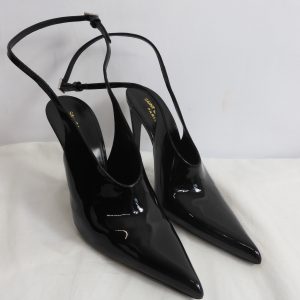Saint Laurent Patent Heels, Size 37.5 / 4.5