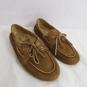 Miu Miu Faded unlined suede loafer, Size 38 / 5