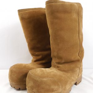 Balenciaga Alaska Fur High Boots - Size 43 / 9 - COA