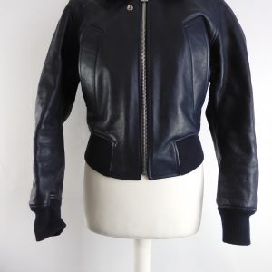 Bottega Veneta Leather Bomber Jacket - Size 40/8