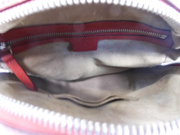 Gucci, GG Supreme Monogram Tian Web Small Day Backpack Beige Multicolor Red - Image 10