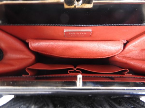 Prada Spazzolato Passamaneria Frame Bag - Image 10