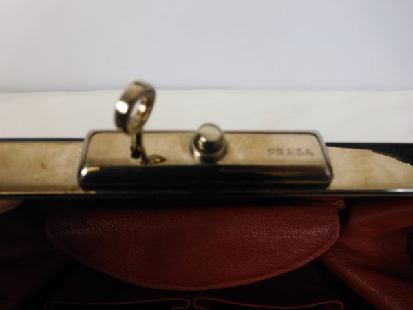 Prada Spazzolato Passamaneria Frame Bag - Image 12