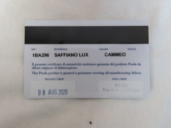 Prada Saffiano Lux Handbag, IBA296 Large - Image 10