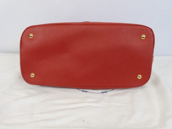 Prada Saffiano Lux Handbag, IBA296 Large - Image 11
