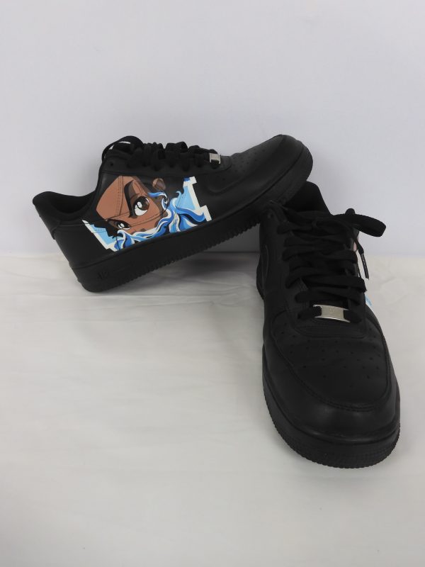 Nike Air Force 1 custom trainers, size 7.5 - Image 3