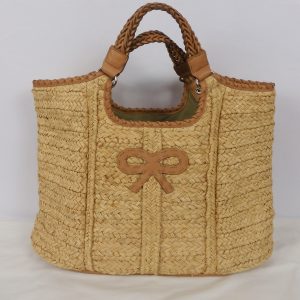 Anya Hindmarch Bow Basket handbag.