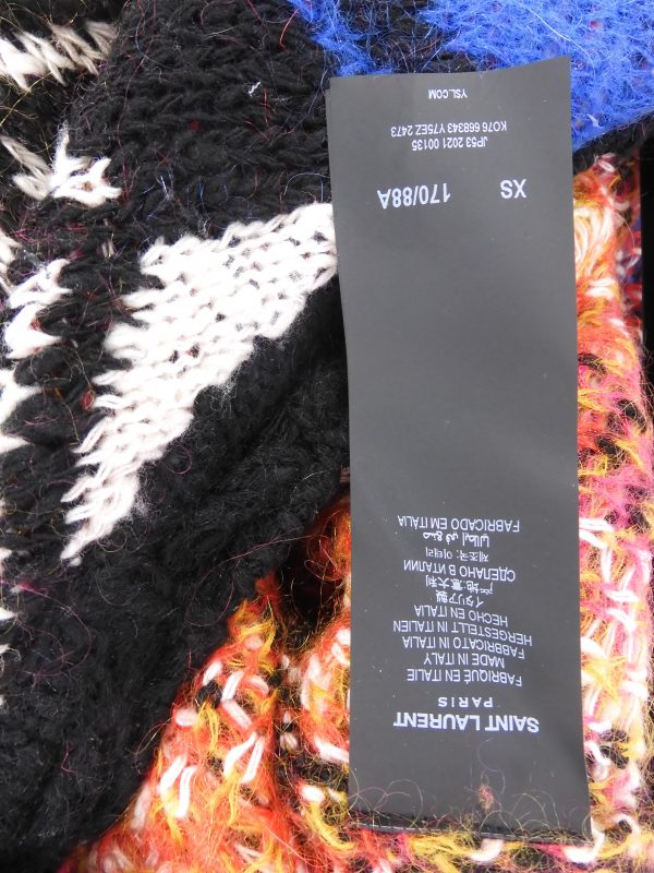 Saint Laurent Chevron Oversized Cardigan - Image 5