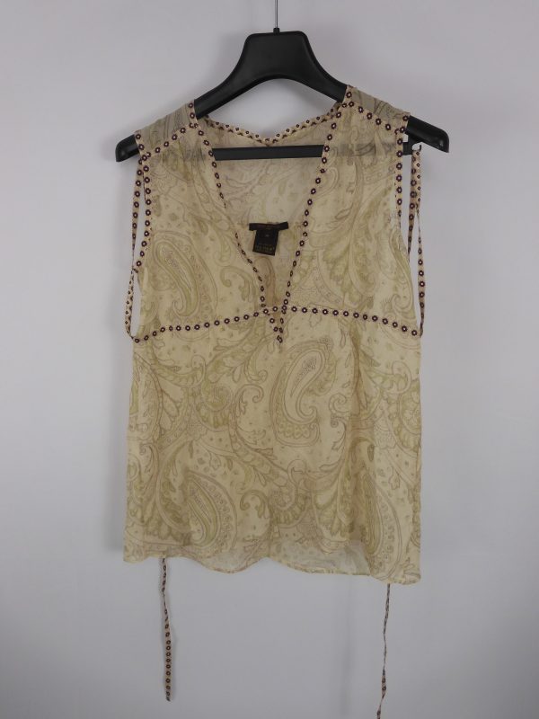 Louis Vuitton Silk Tank Top, size 38