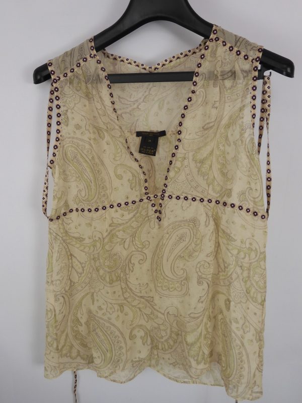Louis Vuitton Silk Tank Top, size 38 - Image 3