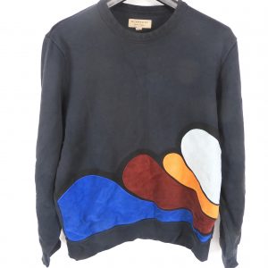 Burberry Multi Colour Wave Sweater, Size L.