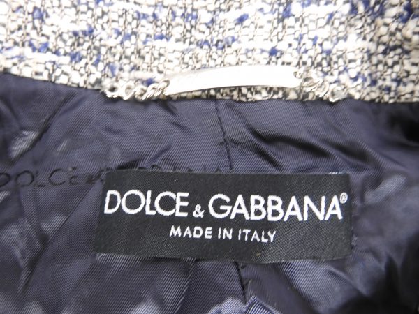 Dolce & Gabbana Swarovski Coat, Size 38. - Image 4