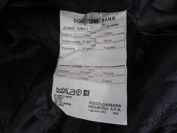 Dolce & Gabbana Swarovski Coat, Size 38. - Image 7