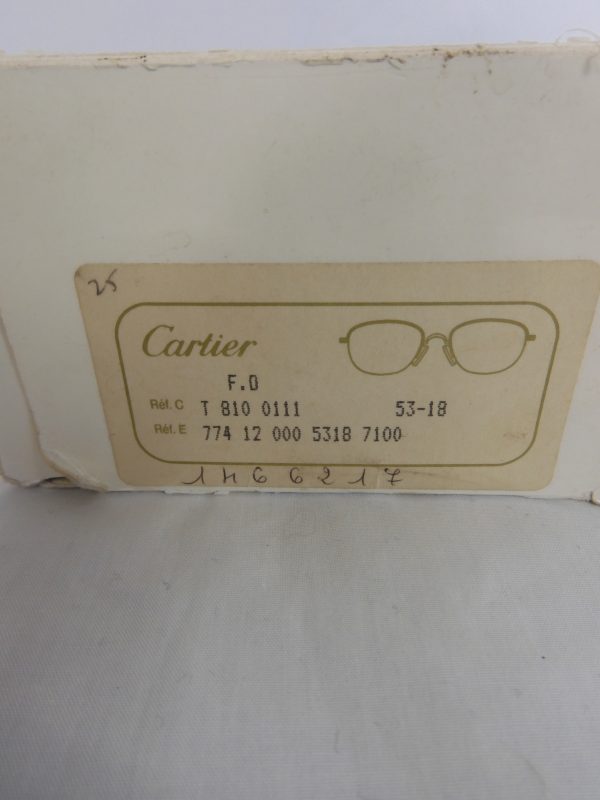 Must De Cartier Gold & Diamond Sunglasses. - Image 14