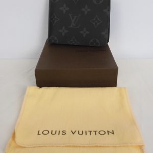Louis Vuitton Monogram Eclipse Wallet.