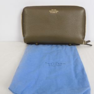 Smythson Leather Wallet / Purse Holder.
