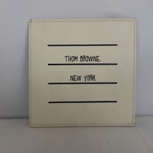 Thom Browne Printed Label Card Holder.