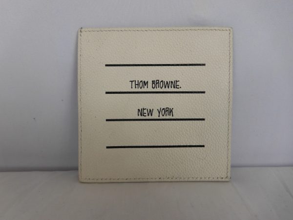 Thom Browne Printed Label Card Holder.