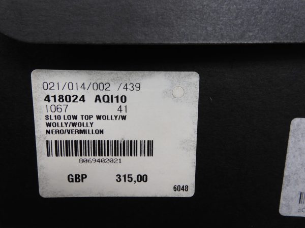Saint Laurent SL10 low Top wooly / Wooly. Size 7. - Image 8
