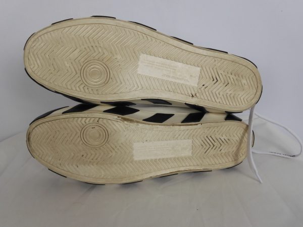 Off-White Off Mid Vulcan Canvas Size 10. - Image 6