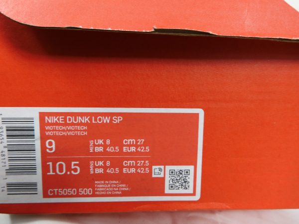 Nike Dunk Low Pro SP Viotech CT5050-500 Size 8 - Image 8
