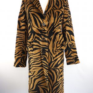Nili Lotan Rosalin Tiger Coat, Size 8, Film Worn