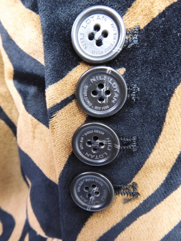 Nili Lotan Rosalin Tiger Coat, Size 8, Film Worn - Image 4